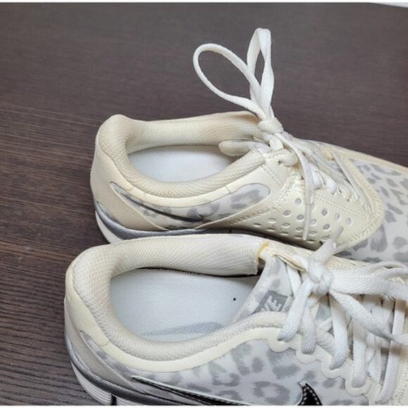 Nike Free 5.0 White Cheetah Print Running Shoes 511281-100 Women’s Size 10 - Picture 9 of 11